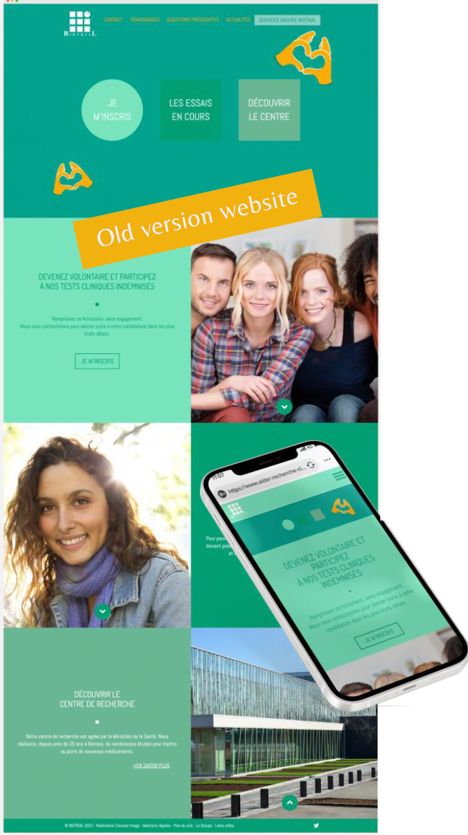 old website